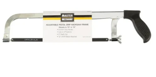 Adjustable Pistol-grip Hacksaw Frame - 10" To 12" Adjustable Cutting Tool