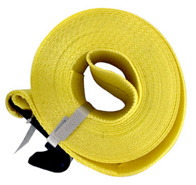 4-Inch by 30-Foot Heavy Duty Tie Down Strap with Flat Hook