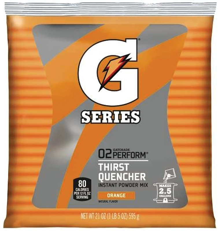 G Series Thirst Quencher Orange Powder Packet 21 Ounce Single Pack