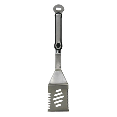 Rubberized Stainless Spatula With Non-slip Handle And Lifetime Warranty
