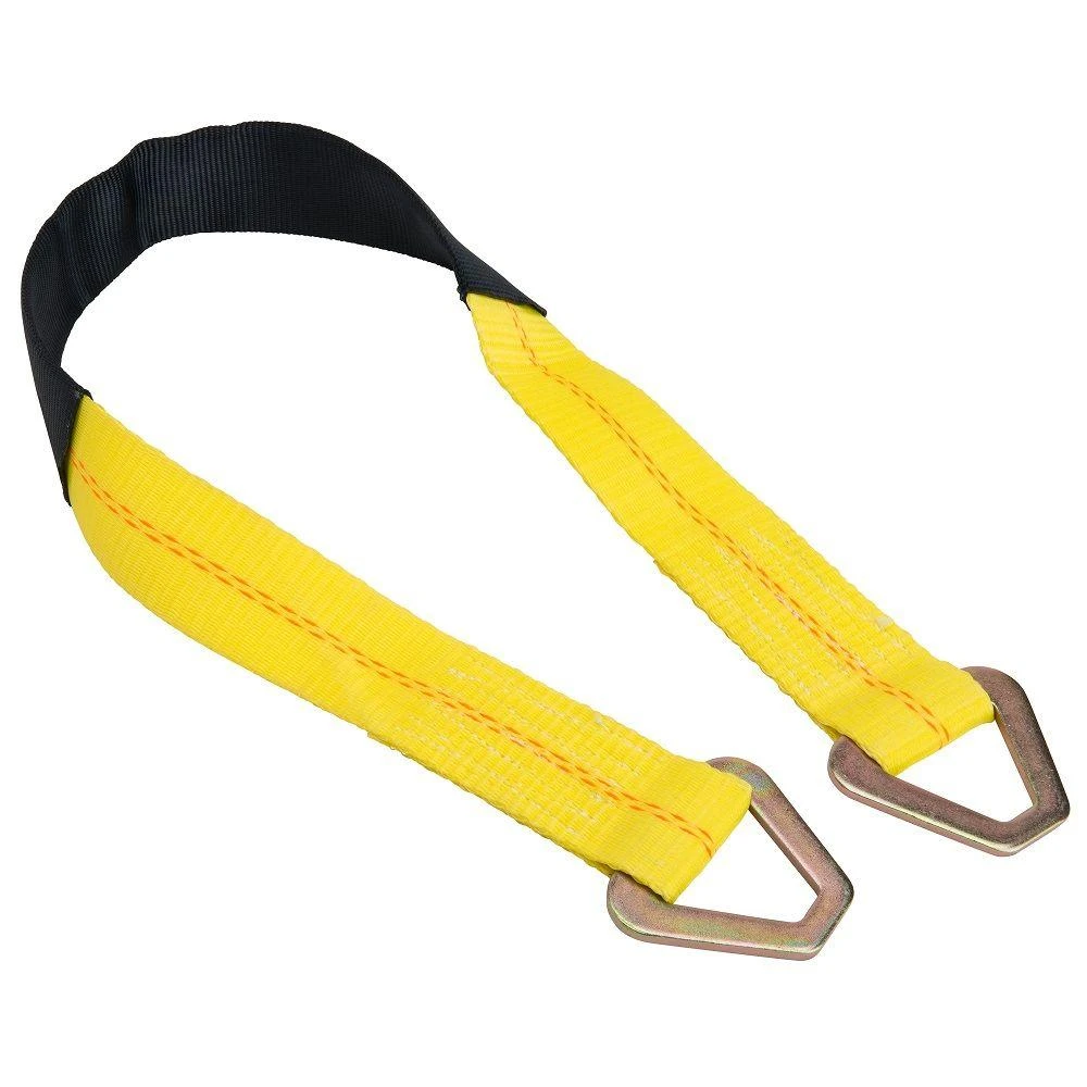 Axle Strap with D-Ring, 2 Inches by 36 Inches, Heavy Duty Tie Down