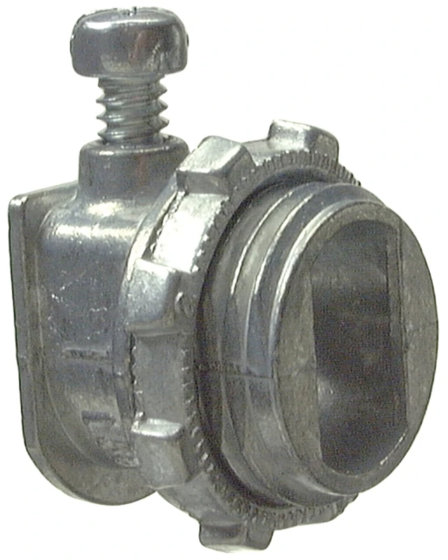 Knockout Box Connector, 3/8 x 1/2-In., 100-Pk.