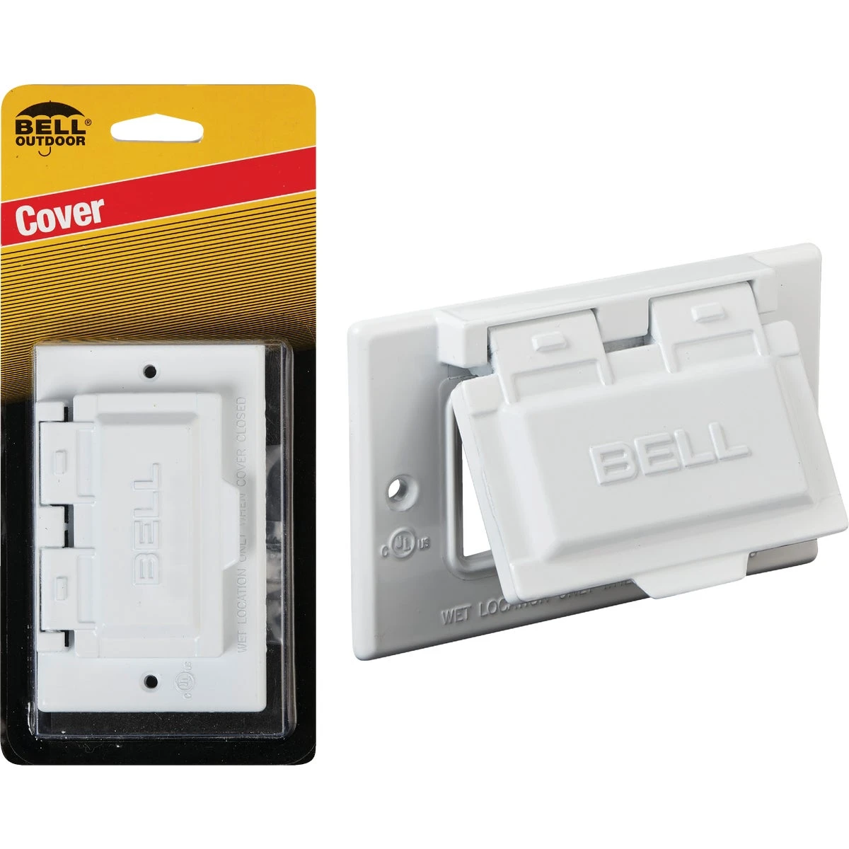 Single Gang Horizontal Gfci Weatherproof Outdoor Electrical Cover - Model 5101-6