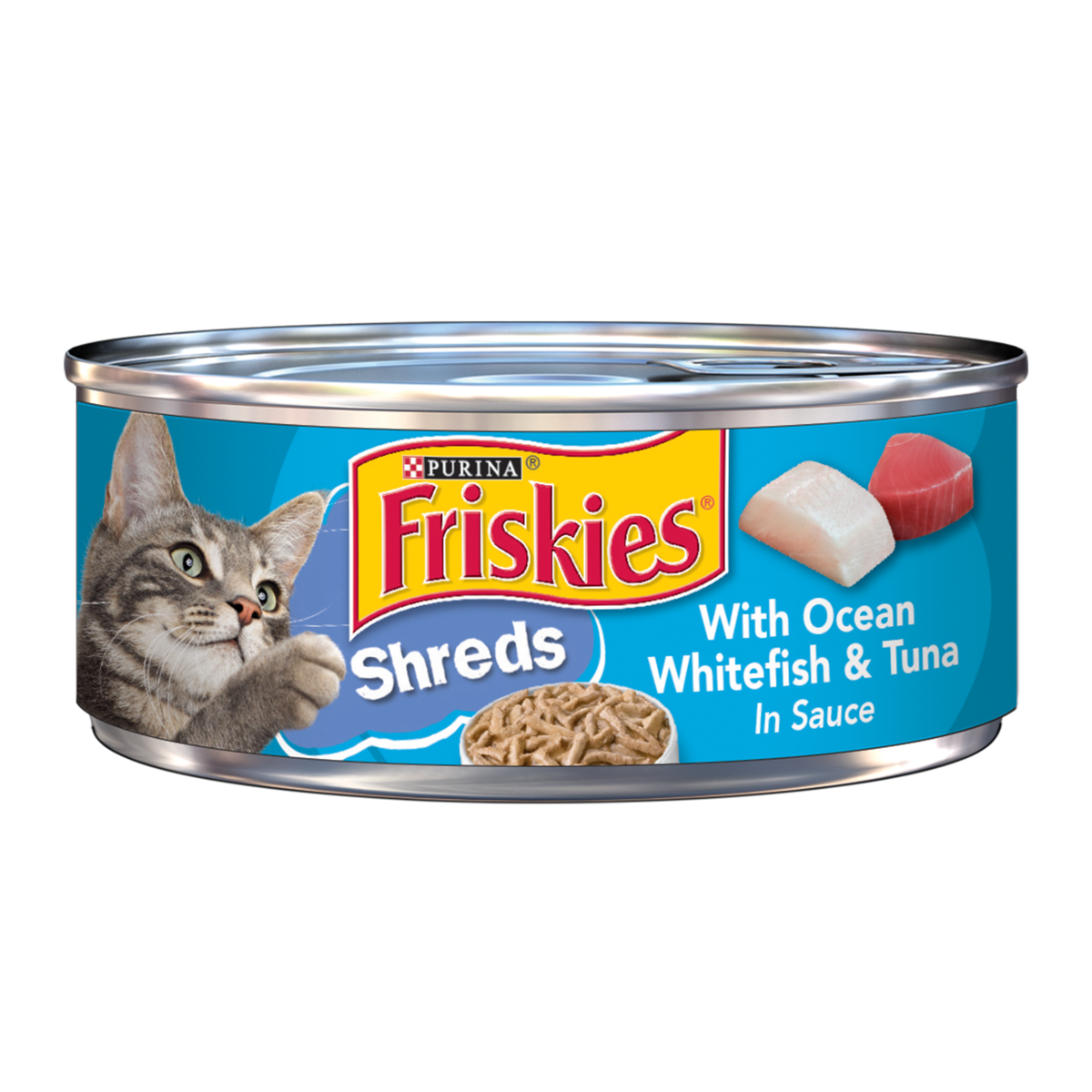 Cat Food Ocean Whitefish and Tuna Flavor 5.5 Ounce Can