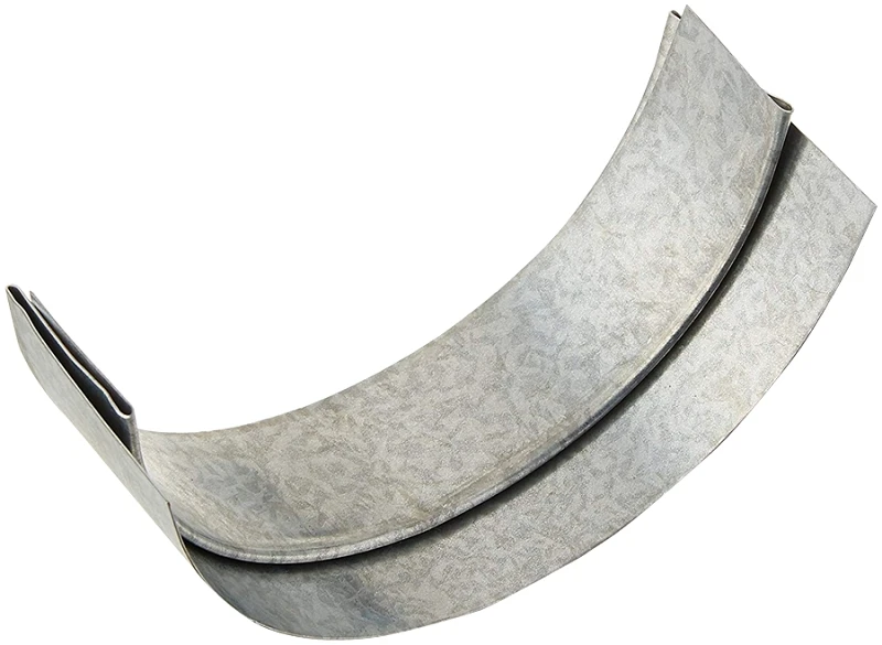 5-inch Galvanized Half Round Gutter Slip Connector - Model Scn265