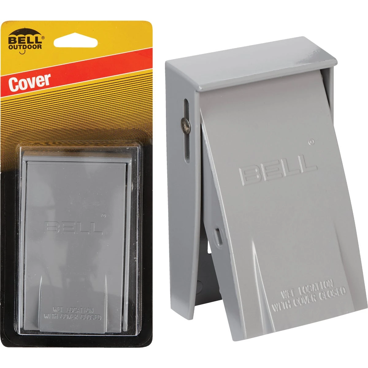 Single Gang Vertical Mount Gfci Aluminum Gray Weatherproof Outlet Cover