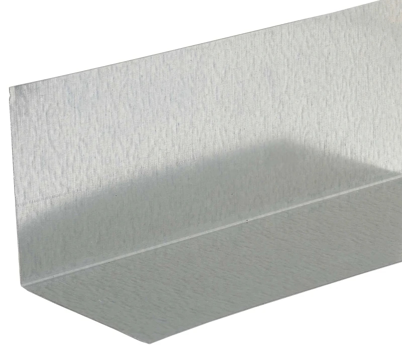 4 In. X 4 In. X 10 Ft. Galvanized Steel Roof Edge Flashing