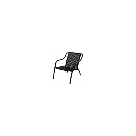 Richmond Espresso Wicker Stacking Chair with Durable Steel Frame