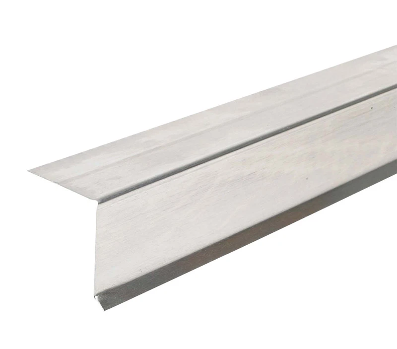 Galvanized Drip Edge Flashing, C3-1/2, 1.5 X 1-inch X 10-feet