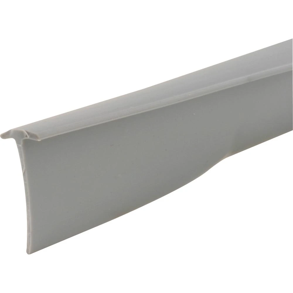 T-shape Storm Door Sweep, Gray Vinyl, 1/4" X 1/2" X 37" - Model T 8680