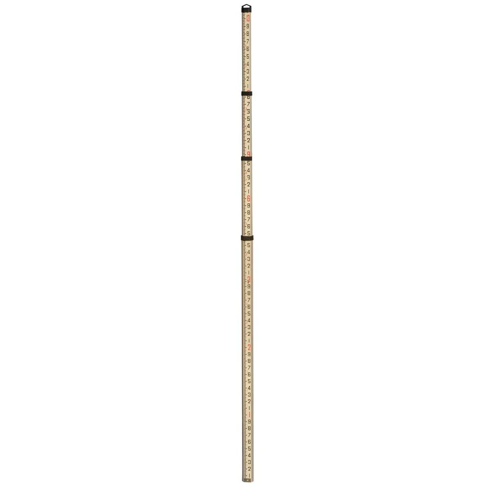 40-6310 Aluminum Level Rod, 13-ft. Telescoping Measuring Tool