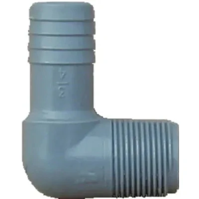 3/4 Inch Male Pipe Thread Poly Pipe Insert Elbow Fitting