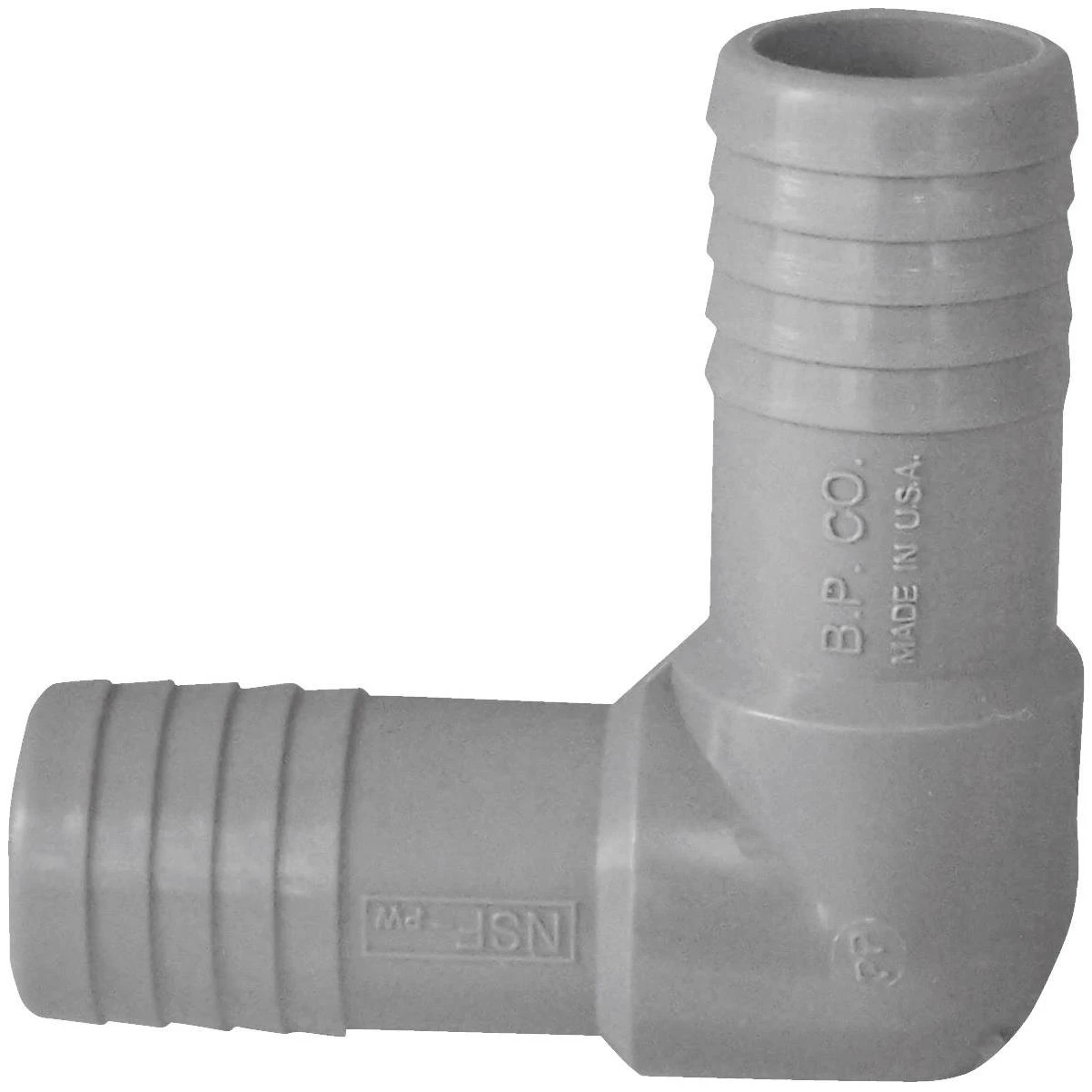 Plastic Pipe Insert Elbow, 1 Inch Diameter, Durable Plumbing Fitting