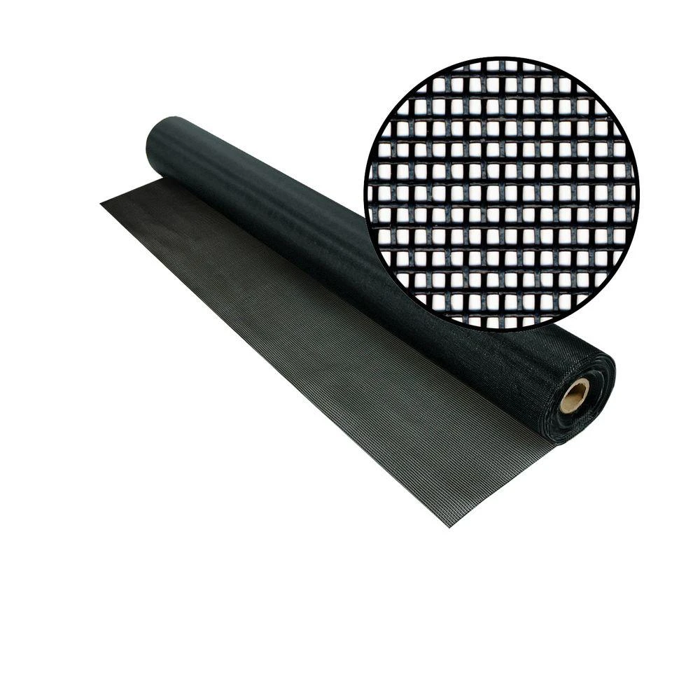 Tuffscreen Insect Window Screen, Black Vinyl, 36 In. X 50 Ft.