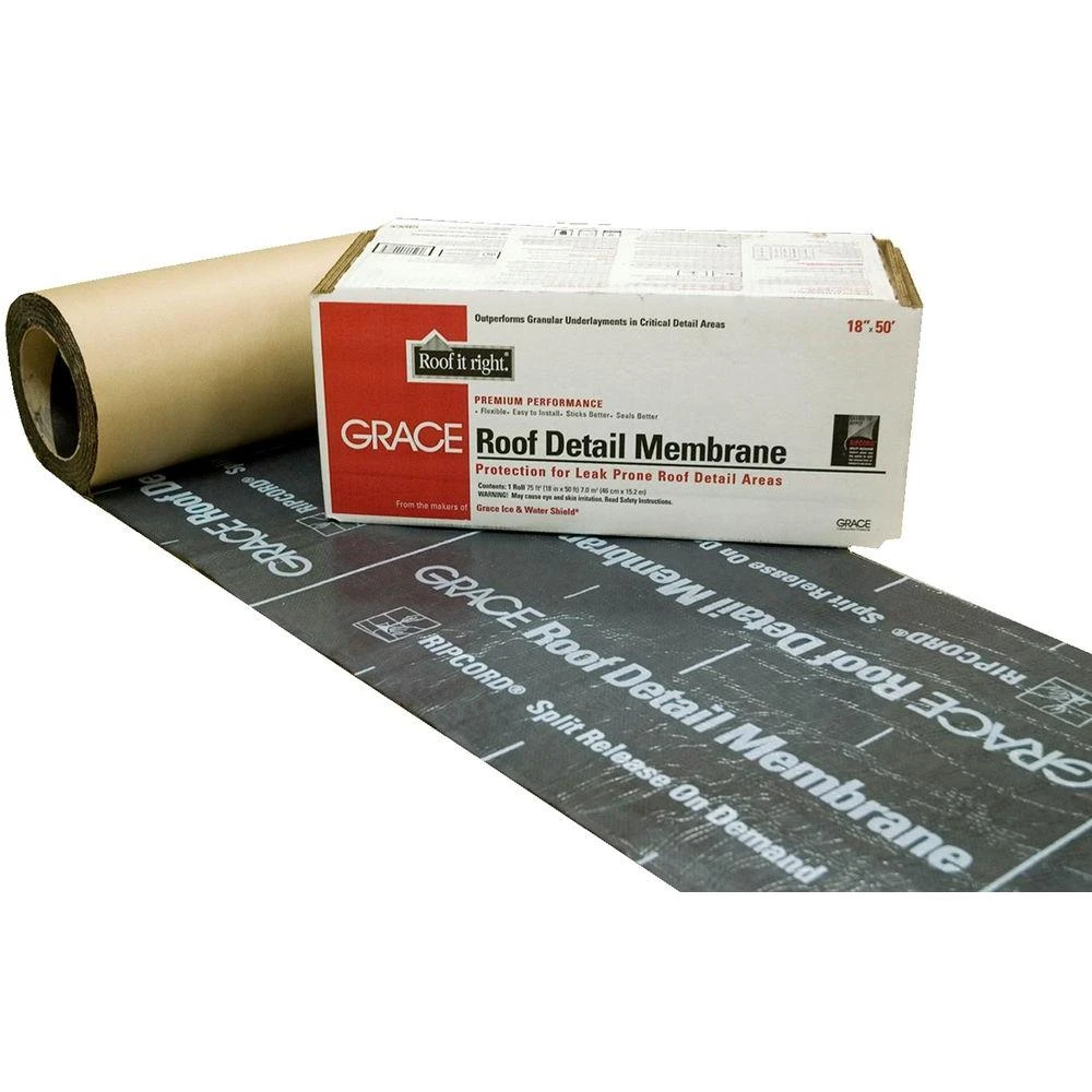 Roof Detail Membrane, 18 Inch by 50 Foot Roll for Waterproofing and Sealing