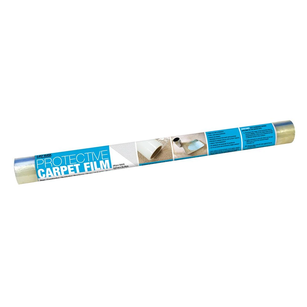 Carpet Protection Paint Film, 2' X 100' - 2 Mil Thickness
