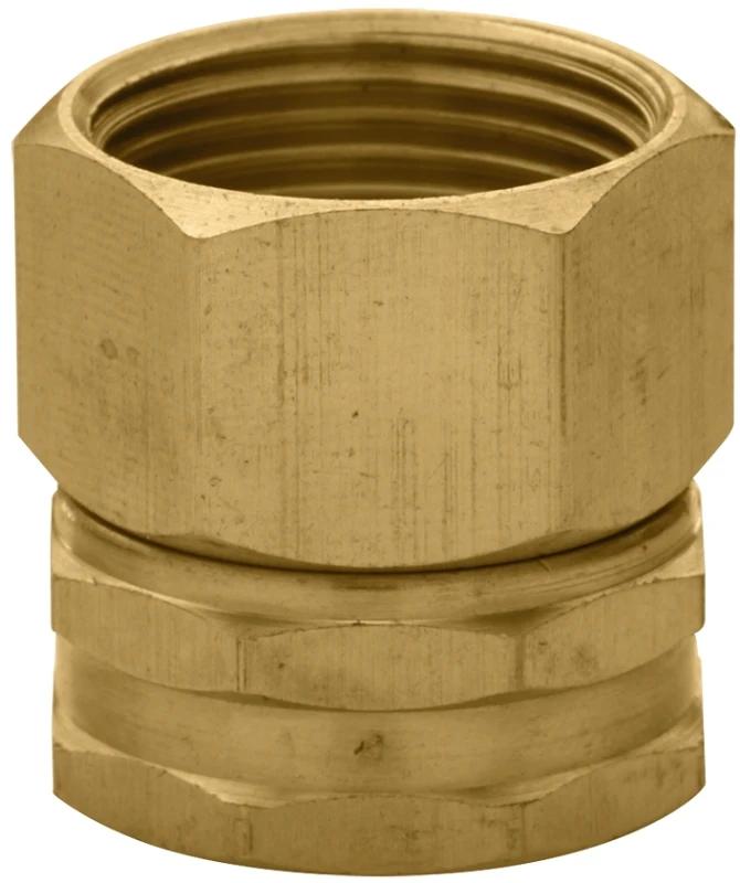 Underground Sprinkler Swivel Adapter, 3/4 Fht X 3/4 In. Fip, Brass