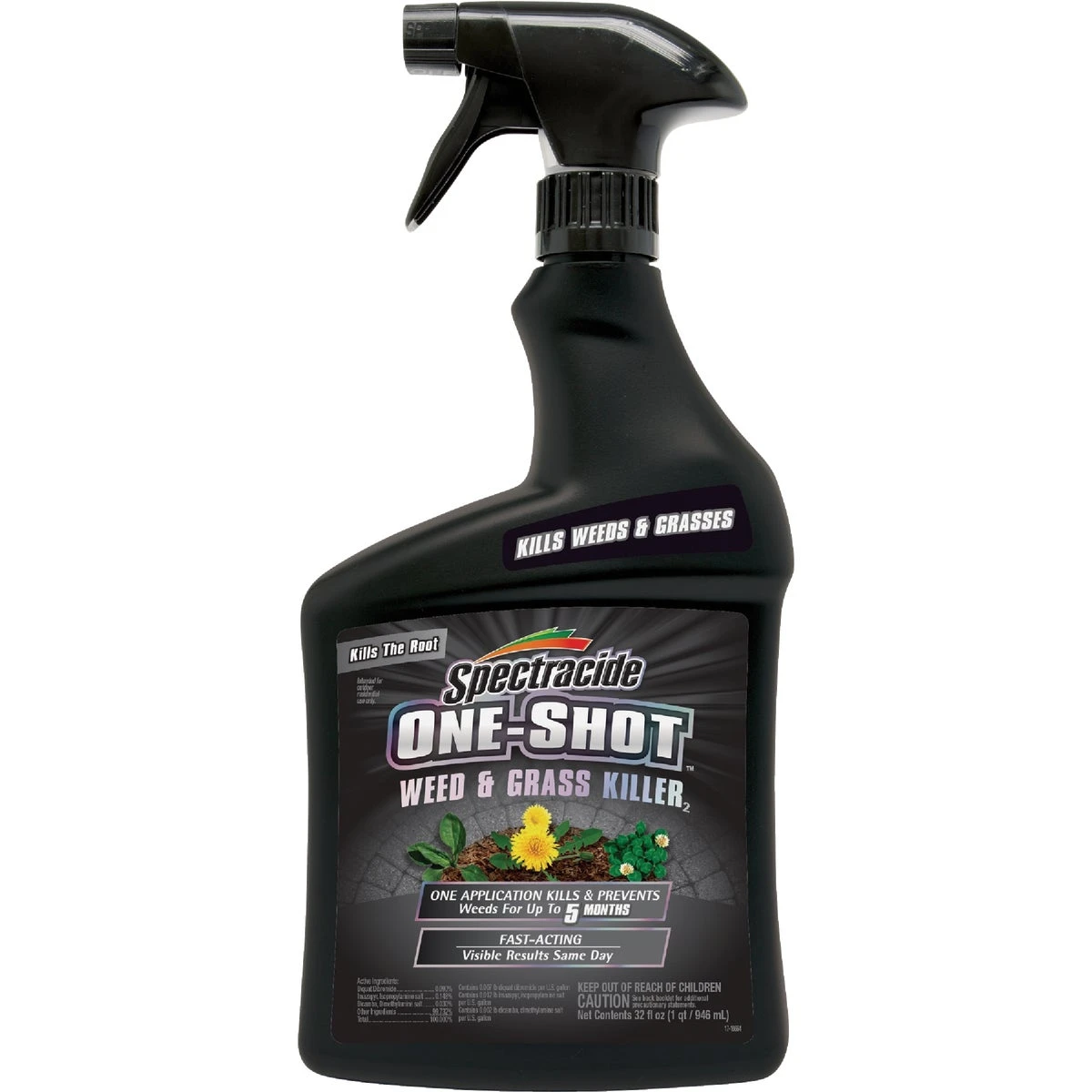 One Shot 32 Oz. Ready To Use Weed & Grass Killer - Glyphosate-free