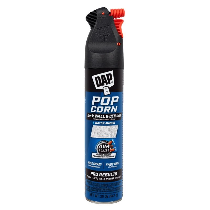 2-In-1 Oil Based Popcorn Wall and Ceiling Texture Spray, 20 Ounce Can