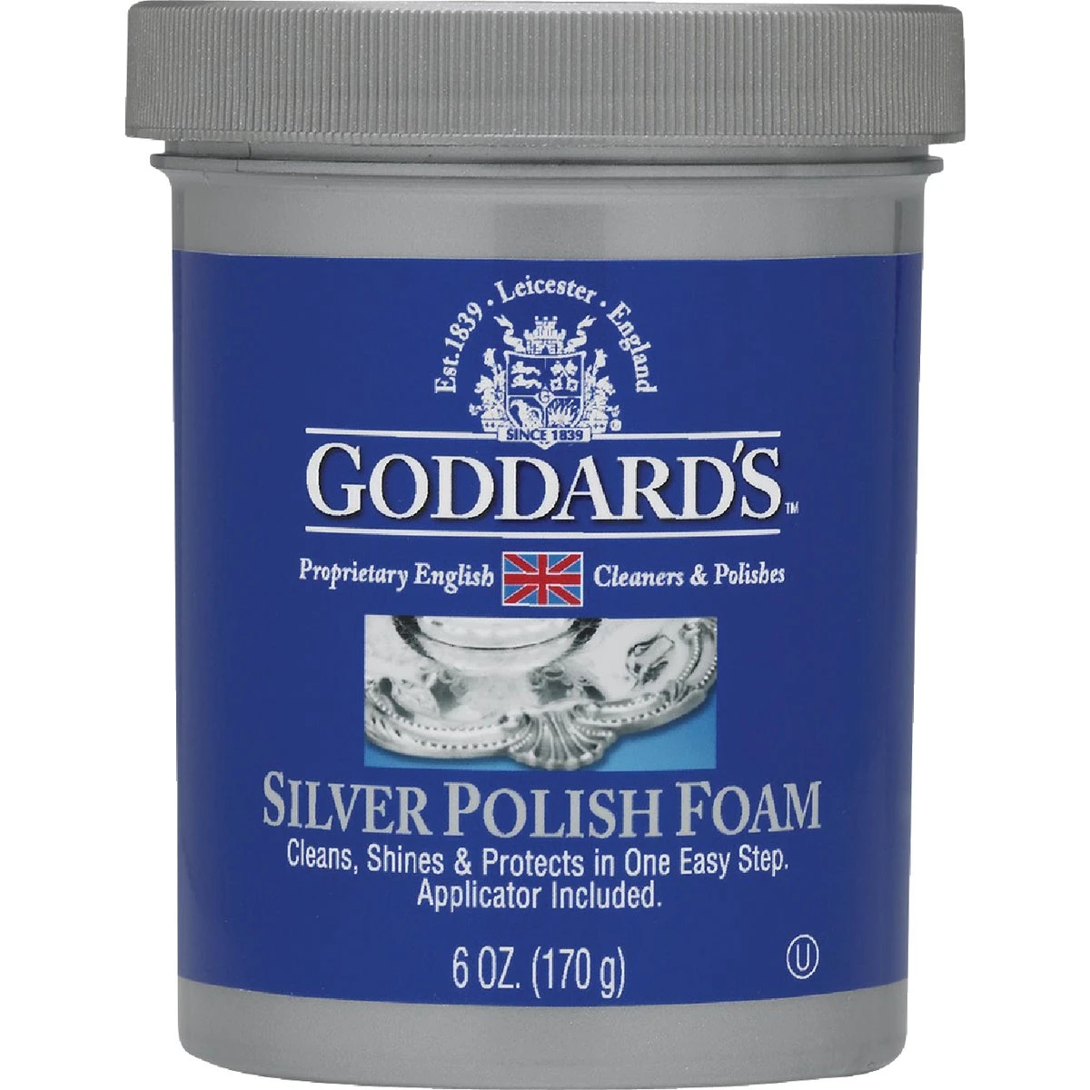 6 Oz. Long Shine Silver Foam Polish - Tarnish Resistant Cleaner
