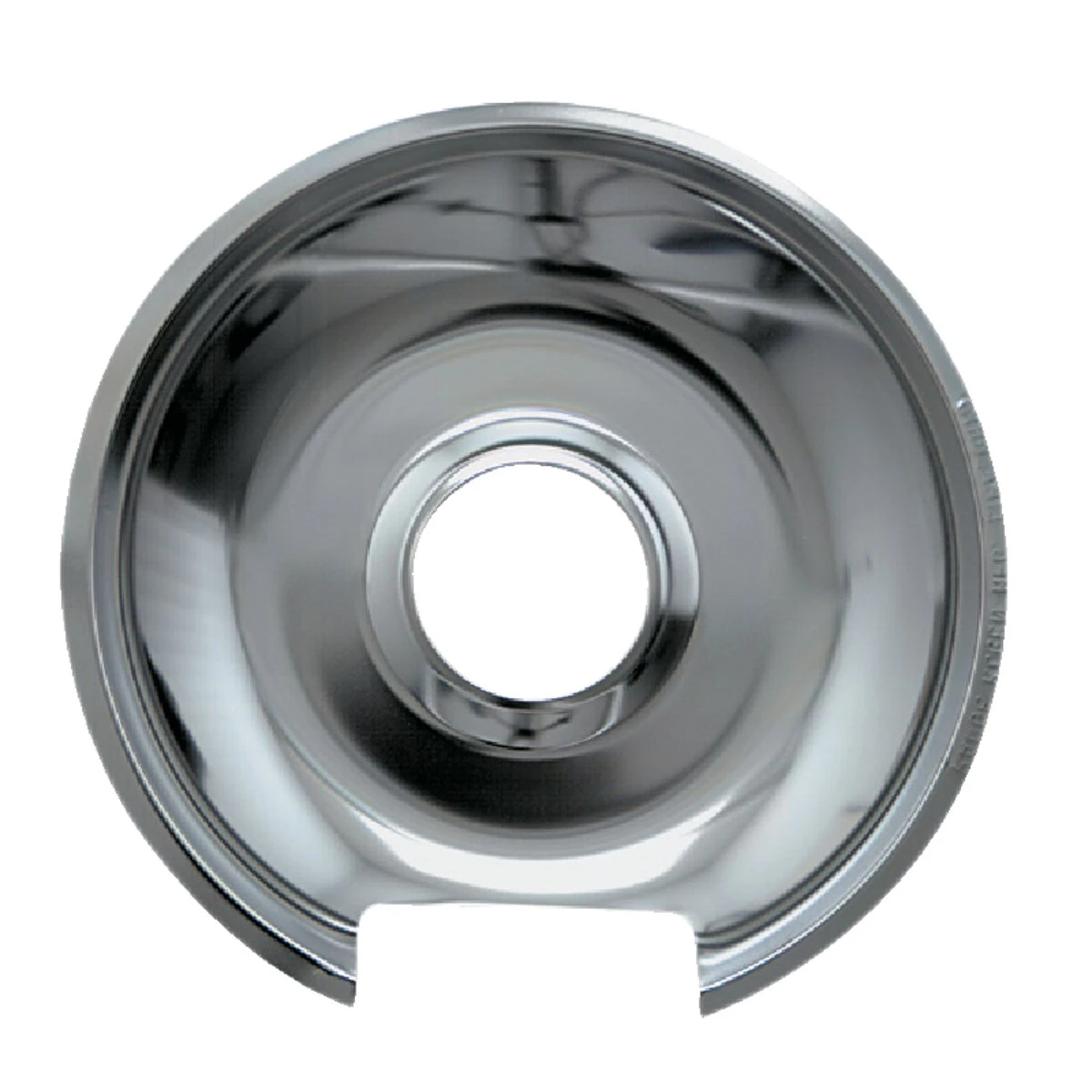 Electric 8" Style E Round Chrome Drip Pan For Hinged Electric Ranges