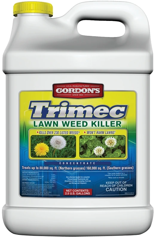 Trimec Lawn Weed Killer 2.5 Gallon Concentrate - 3-way Herbicide Blend
