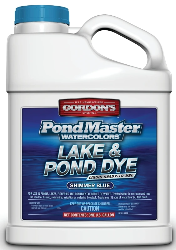 Pondmaster Watercolors Shimmer Blue Lake And Pond Dye, 1 Gallon Concentrate