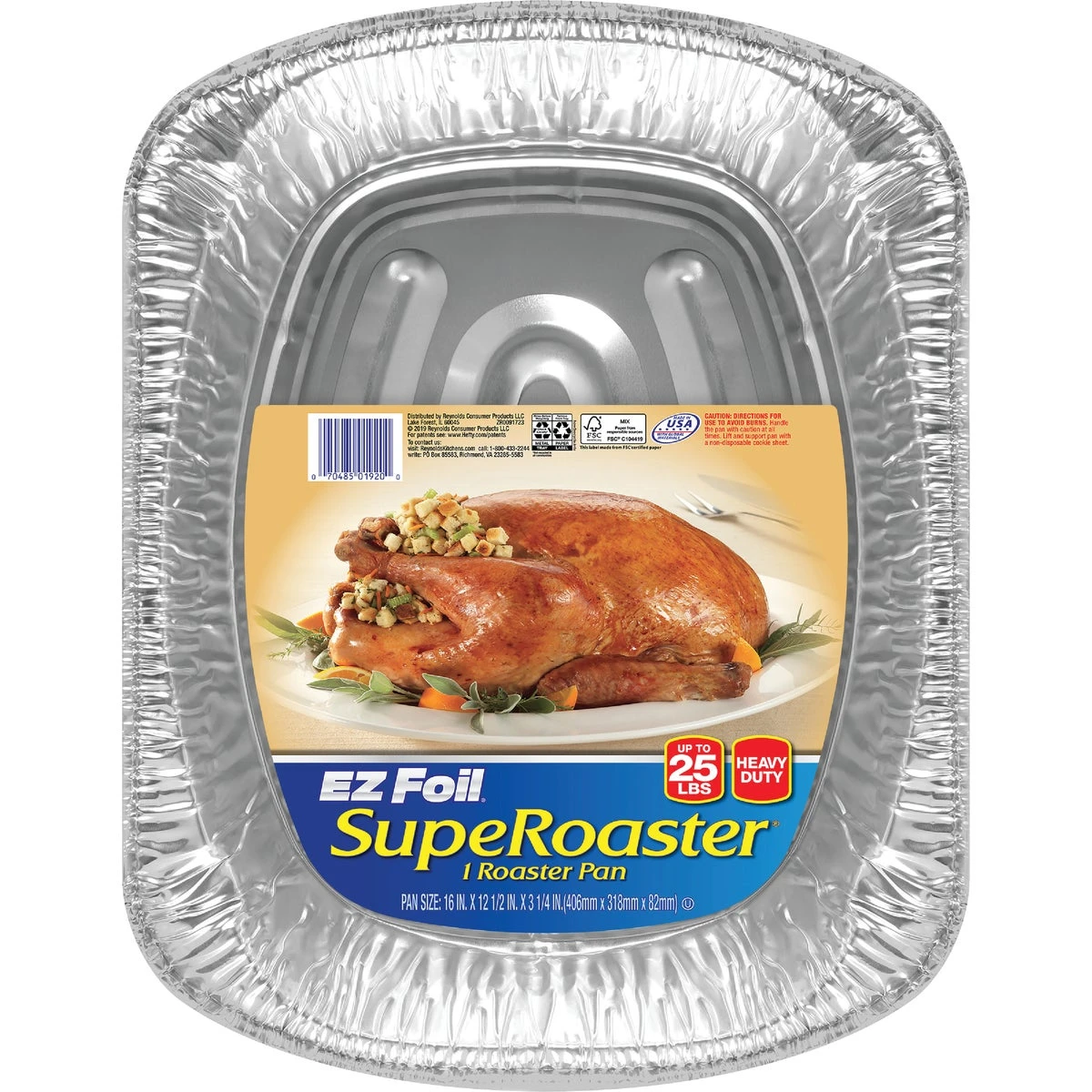 12.5 In. X 16 In. Heavy-duty Super Roaster Pan For 25 Lb Turkey