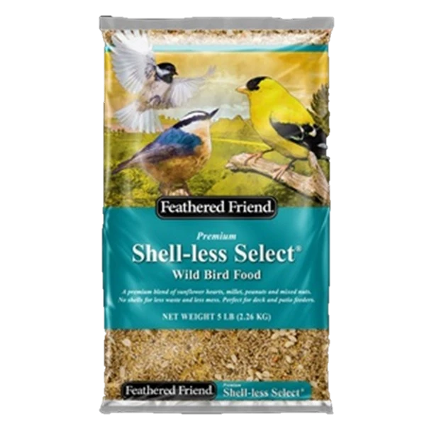 Shell-less Select Wild Bird Food, 5 Pound Bag