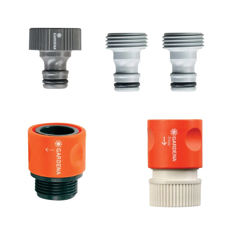 1/2 & 5/8 In. Nylon/abs Threaded Quick Connector Hose Set - Model 36004