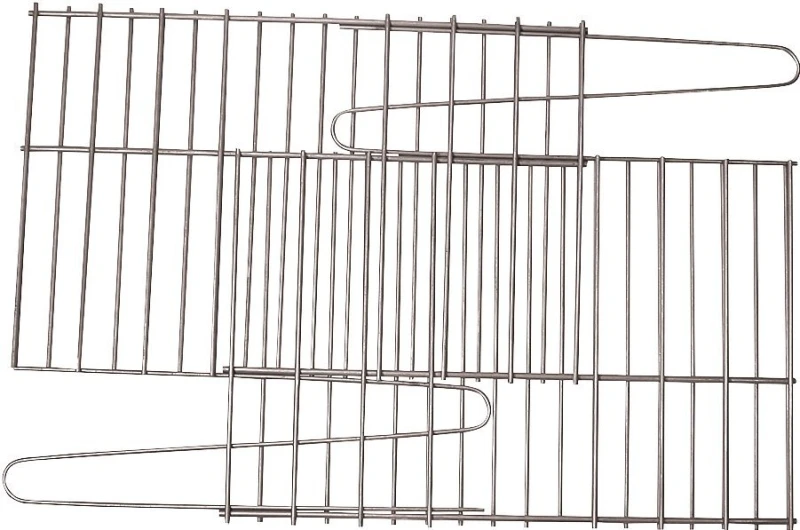 17 To 25 Inch W X 11 To 14 Inch D Porcelain-coated Steel Adjustable Rock Grill Grate