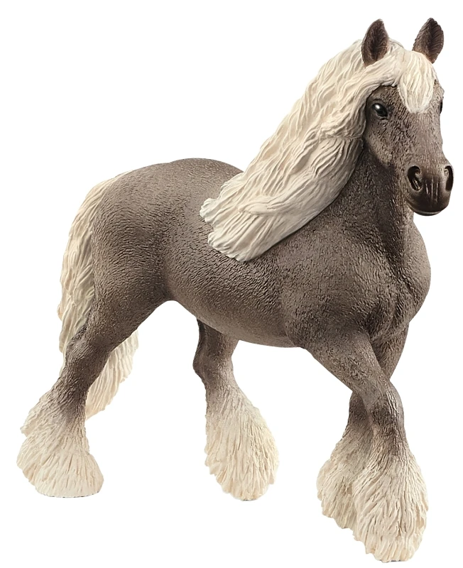 Silver Dapple Mare Toy Animal Figure in White and Gray for Ages Three and Up