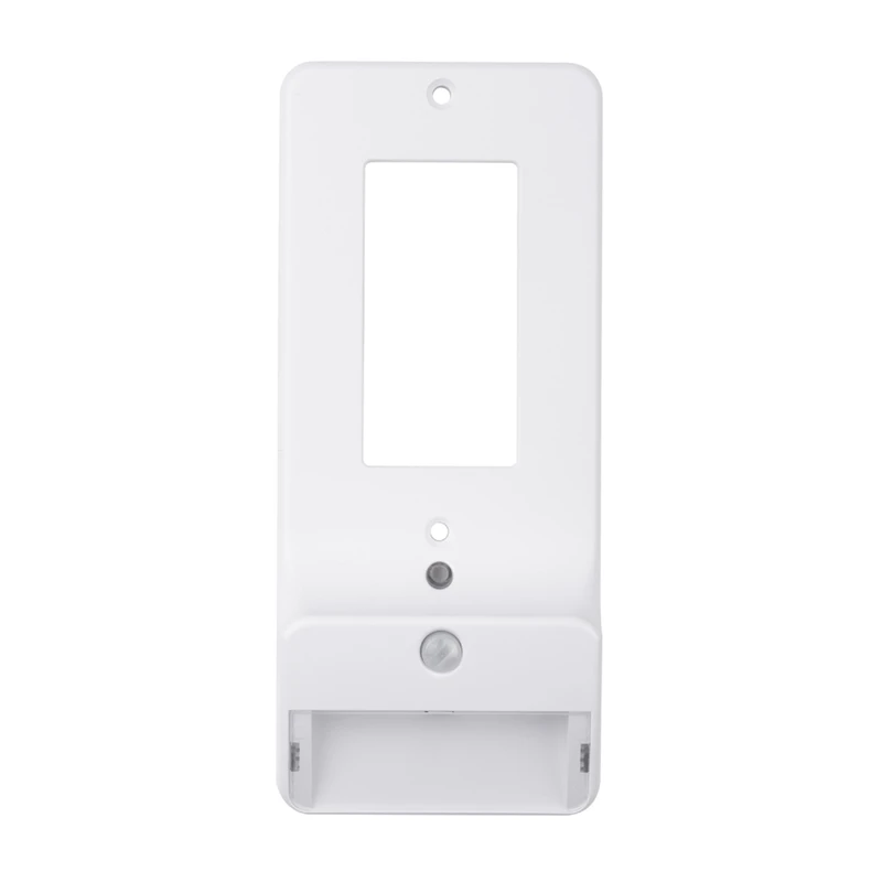 White LED Night Light Wall Plate with Motion Sensor for Automatic Illumination