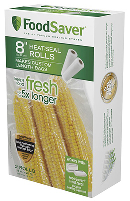 Vacuum Seal Food Storage Rolls, 8 In. x 15 Ft., 2-Pk.