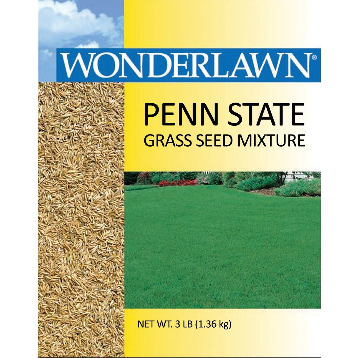 Penn State Grass Seed Mix, 3 Pounds, Covers 500 Square Feet