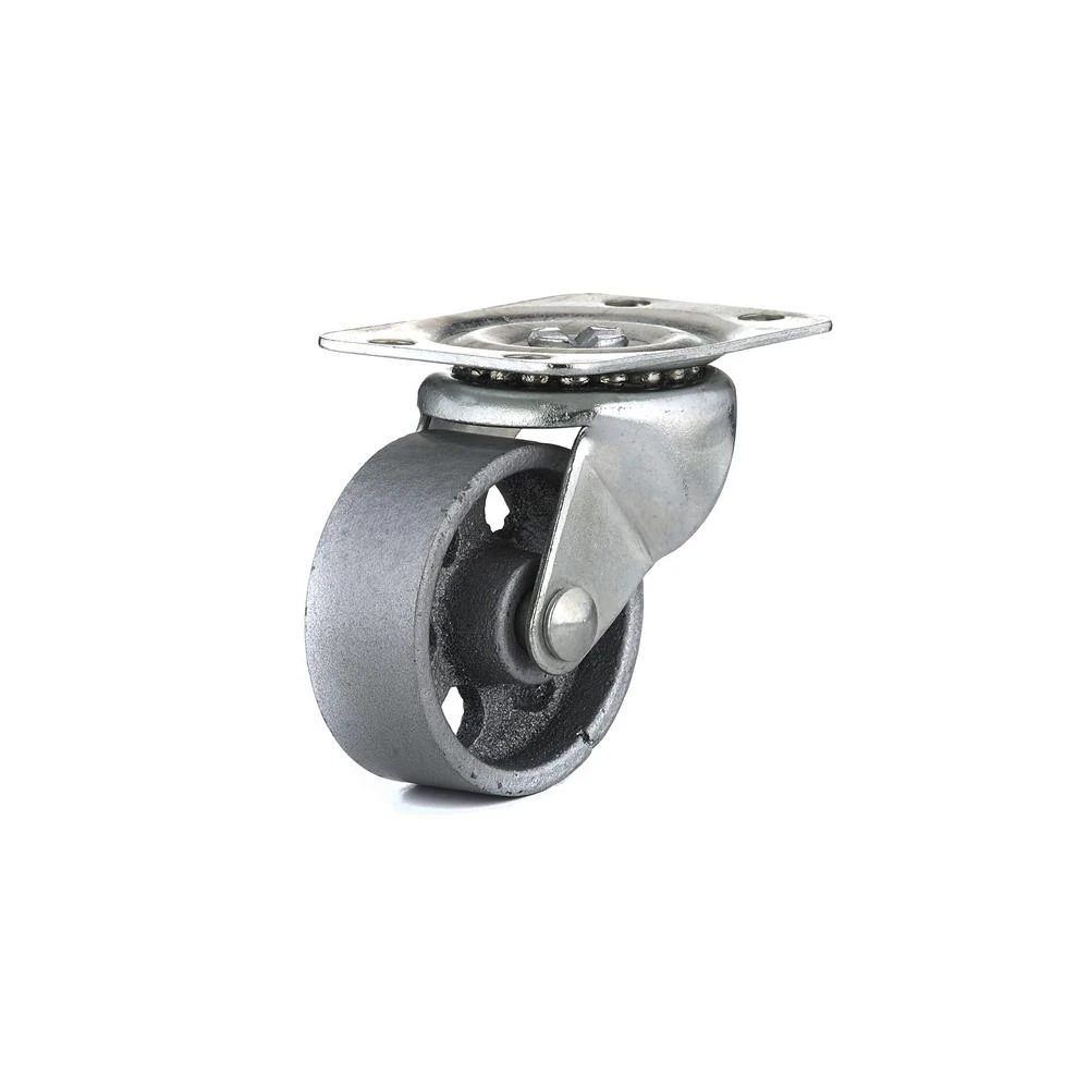 2 Inch Steel Wheel Swivel Plate Caster with Durable Steel Construction