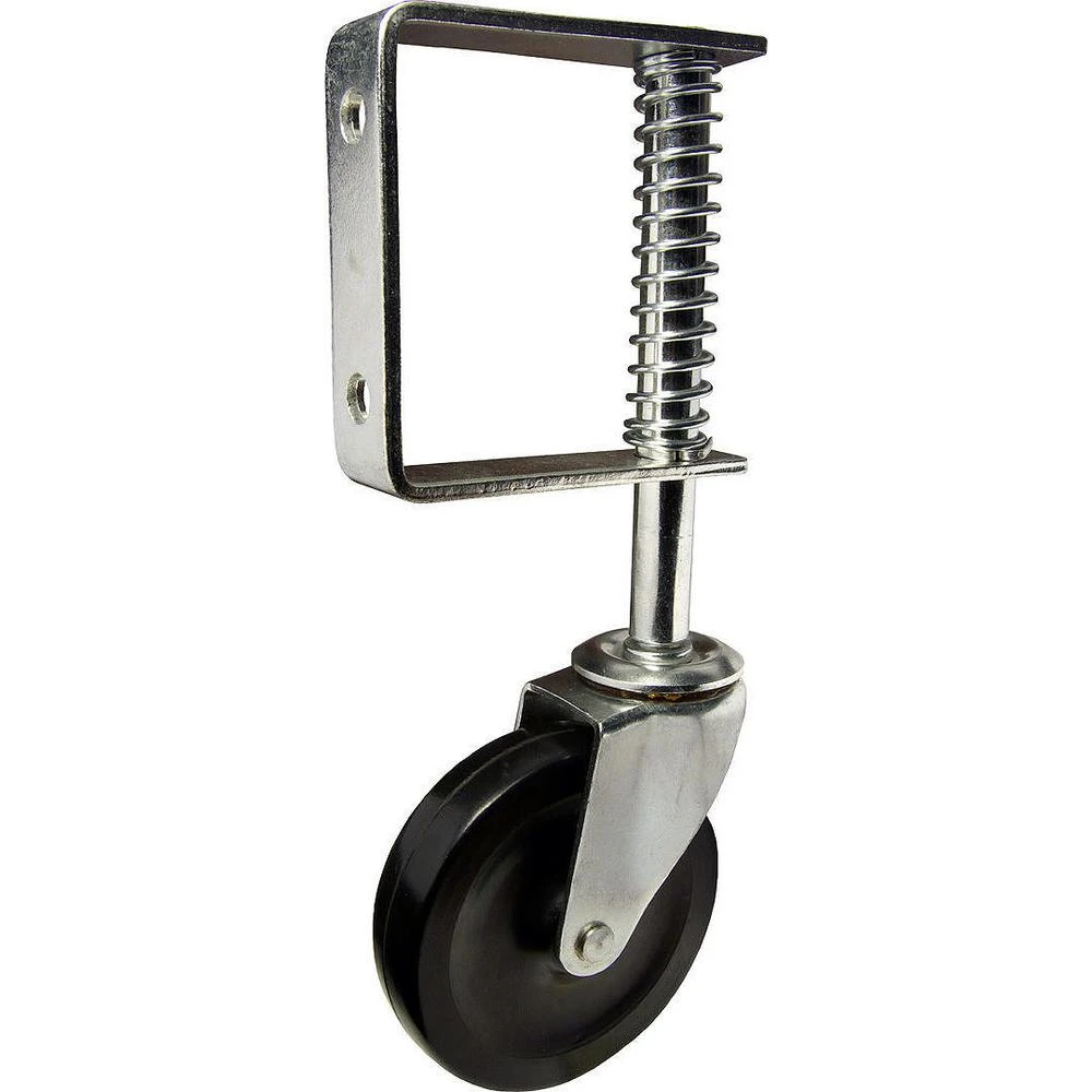 4 Inch Rubber Gate Support Caster Wheel for Gate Mobility and Stability