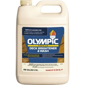 Deck Brightener & Wash, Ready-to-use, 1-gallon For Wood Cleaning