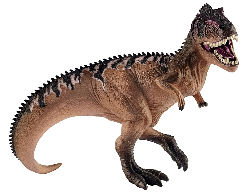 Brown Giganotosaurus Toy Dinosaur Figure, 7 In H X 4 In W X 7.9 In D, Ages 3 & Up