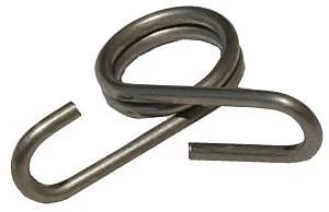 Electric Fence Clip, Rod Post, Stainless Steel, .375 In., 20-Pk.