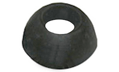 11/16 In. Black Cone Packing Faucet Washer - Graphite Material