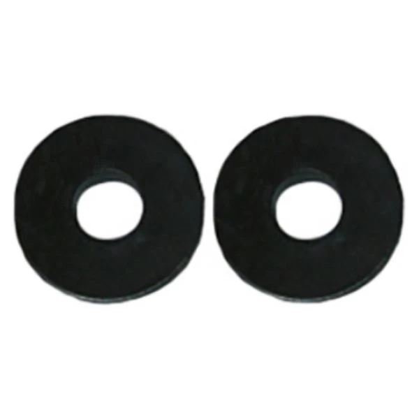 Flat Faucet Bibb Washer, Black, 1/2L, 2-Pk.