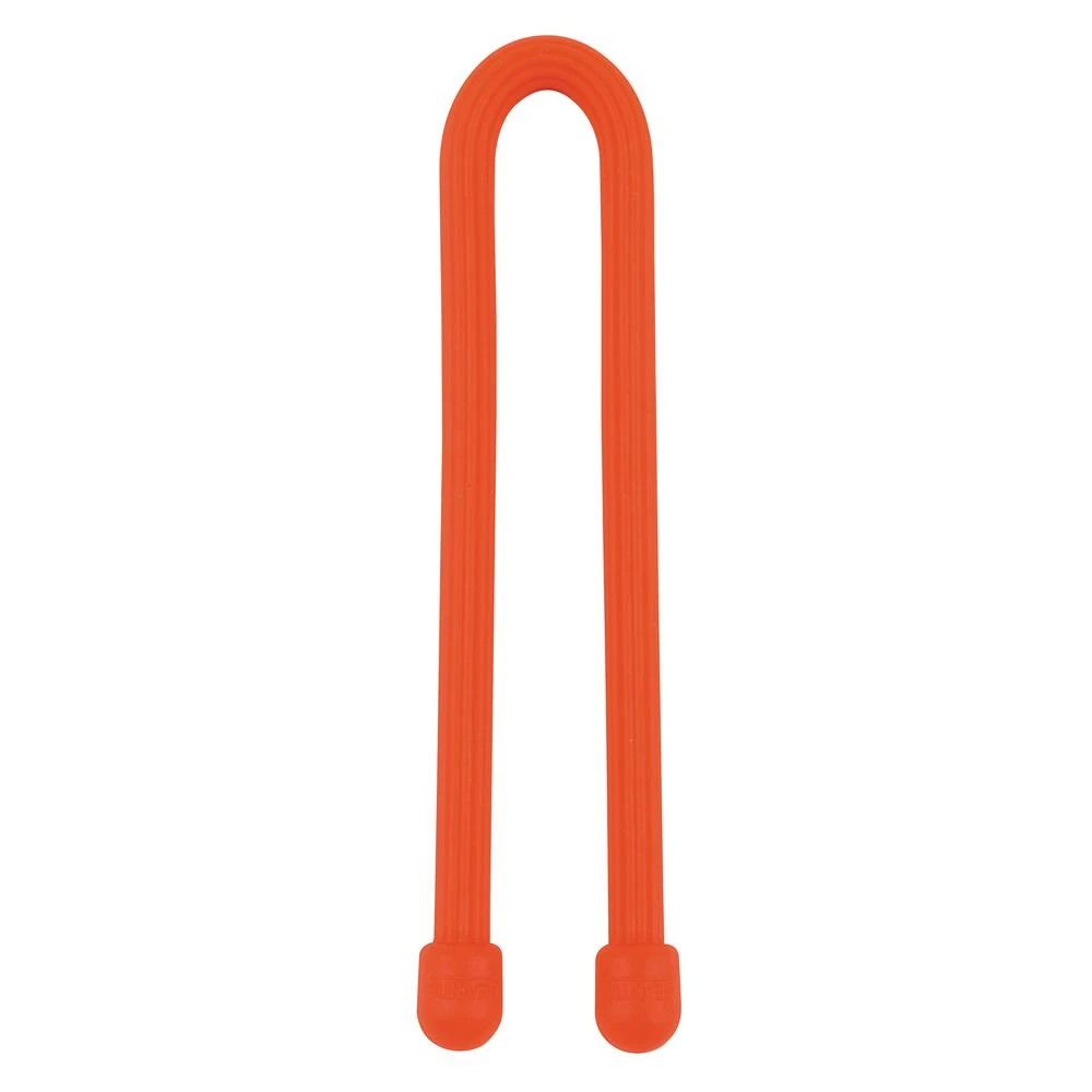 Gear Tie, Orange, 6-In., 2-Pk.