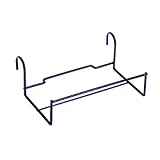 Over The Rail Flower Box Holder, Black For Boxes Up To 8" Deep