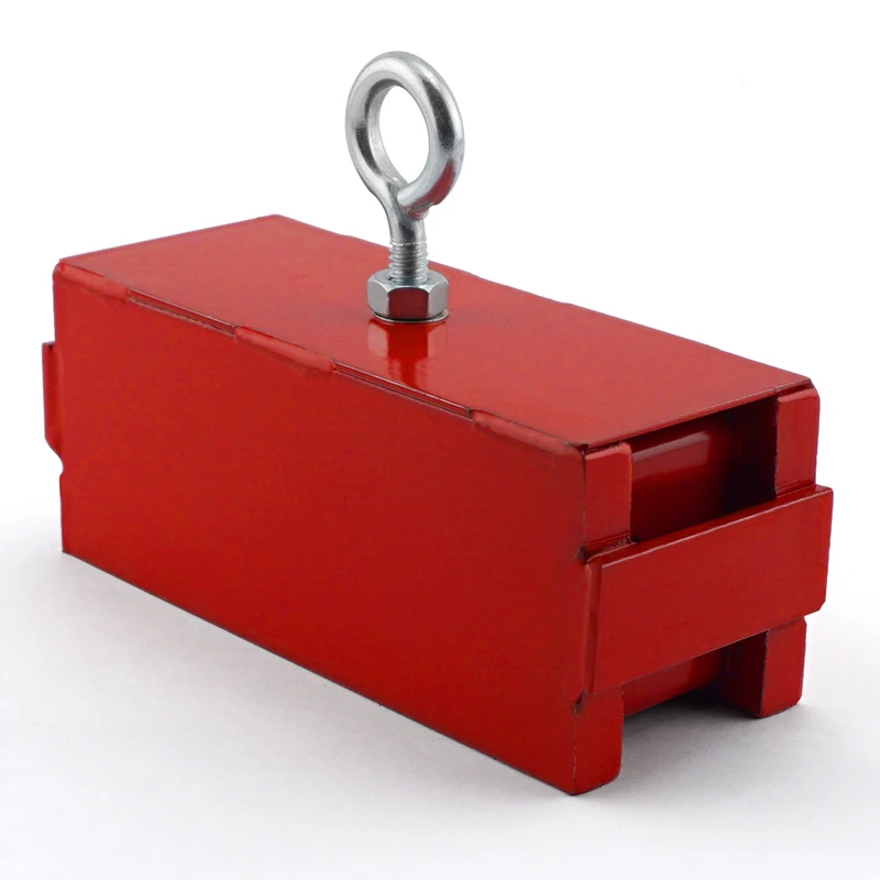 Retrieving Magnet - 225 Pound Pull Capacity, Solid Steel Construction