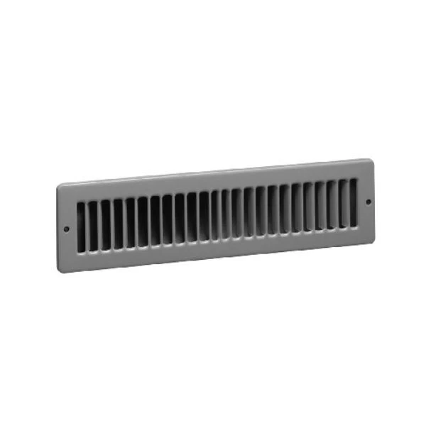 Toe Space Grill, Brown Steel, 12 x 2 In.