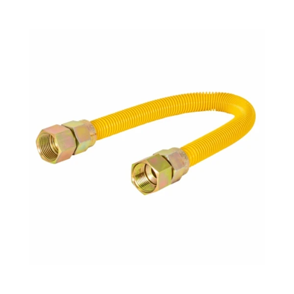 Gas Connector, Epoxy Coated, 5/8 OD x 36 In.