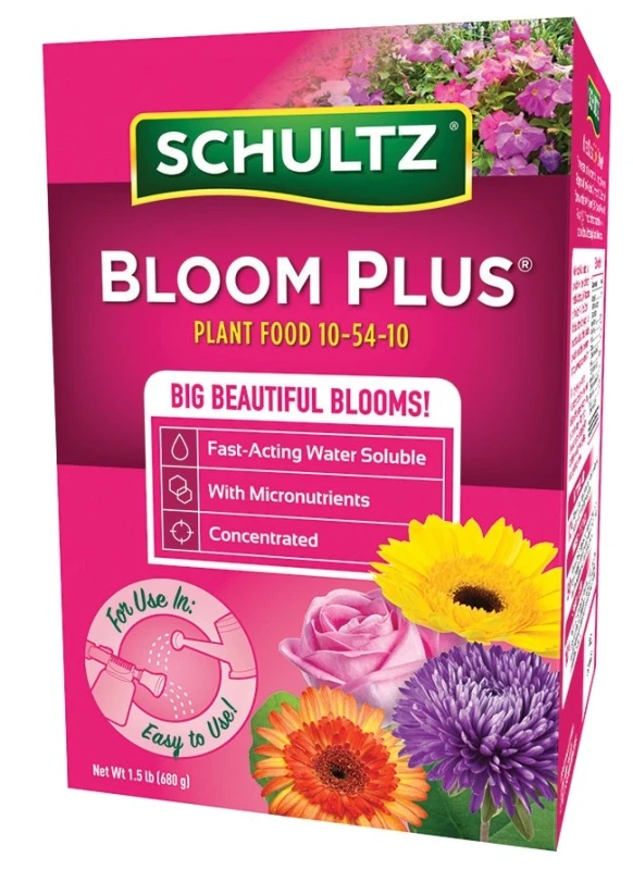 Bloom Plus Water Soluble Plant Food, 10-54-10 Formula, 1.5 Lb. For Beautiful Blooms