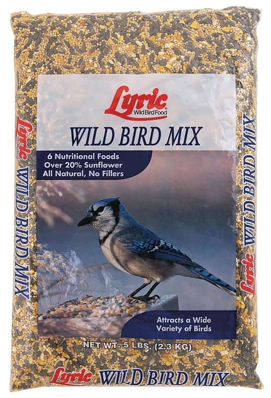Wild Bird Food Mix, 5 Lbs. - Filler-free Blend With Sunflower Seeds