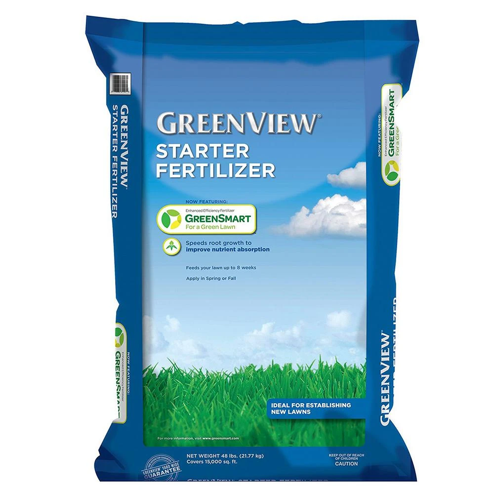 Starter Fertilizer for Lawn and Garden, 48 Pounds, Covers 15,000 Square Feet